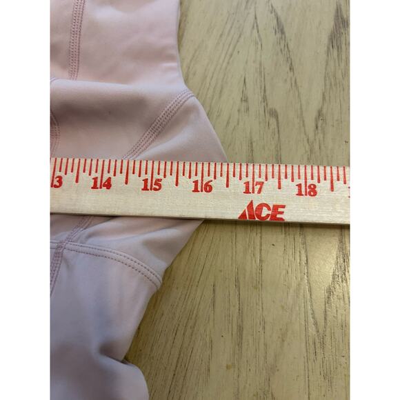 FP Movement It's an Illusion Crop Med Pink Zip Sports Bra Free People $78 - Picture 6 of 8